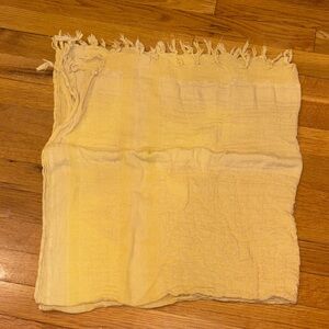 Yellow Textured Scarf Kufiya Shemagh Military